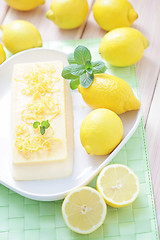 Image showing lemon semifreddo