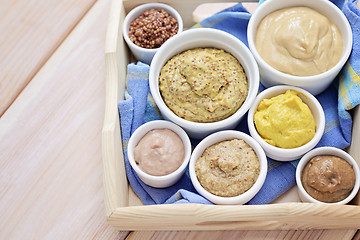 Image showing various mustards