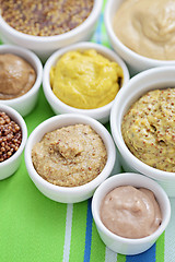 Image showing various mustards