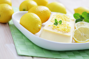 Image showing lemon semifreddo