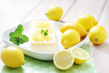 Image showing lemon semifreddo