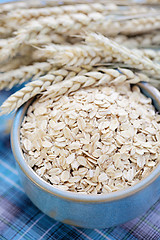 Image showing bowl of oats