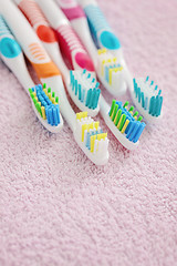 Image showing toothbrushes