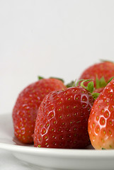 Image showing Strawberries