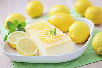 Image showing lemon semifreddo