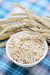 Image showing bowl of oats