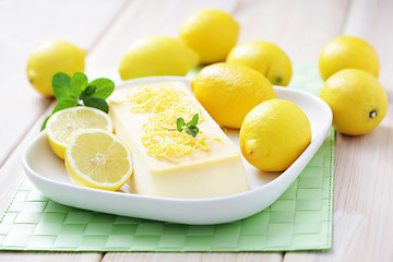 Image showing lemon semifreddo