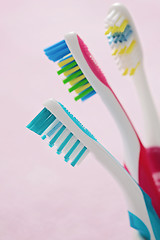 Image showing toothbrushes