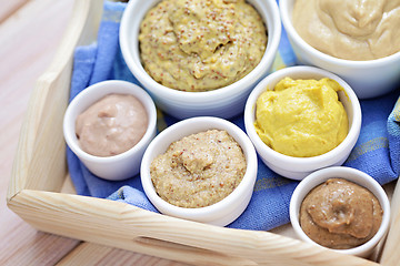 Image showing various mustards