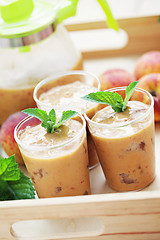 Image showing peach coctail