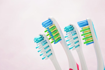 Image showing toothbrushes