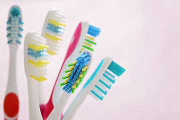 Image showing toothbrushes