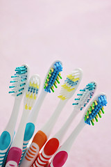 Image showing toothbrushes