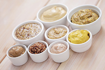 Image showing various mustards