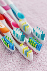 Image showing toothbrushes