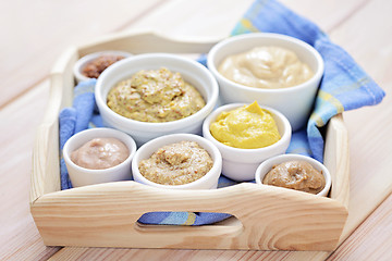 Image showing various mustards