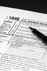 Image showing Income Tax Form