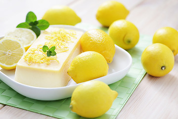 Image showing lemon semifreddo