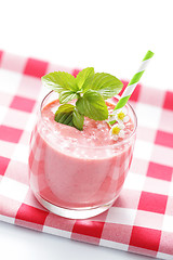 Image showing strawberry shake