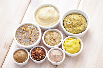 Image showing various mustards