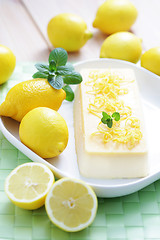 Image showing lemon semifreddo