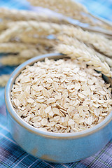 Image showing bowl of oats