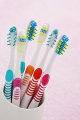 Image showing toothbrushes