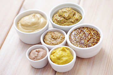 Image showing various mustards