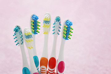 Image showing toothbrushes