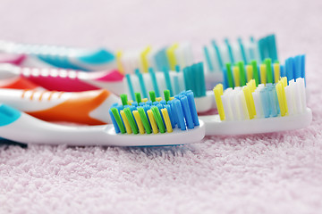 Image showing toothbrushes