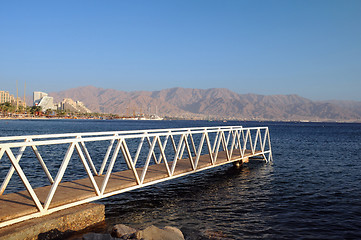 Image showing Footpath in the Red Sea