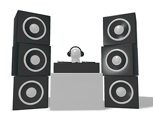 Image showing disc jockey