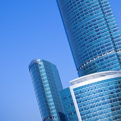 Image showing skyscrapers at morning