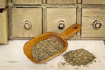 Image showing peppermint herbal tea