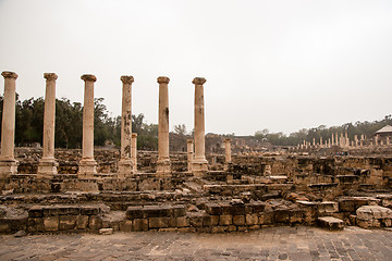 Image showing Ancient ruins in Israel travel