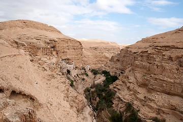 Image showing Saint George monastery in judean desert