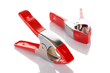 Image showing Red pliers