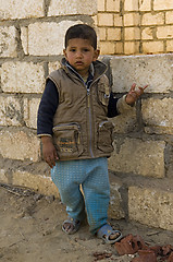 Image showing Oasis of Bahariya - boy