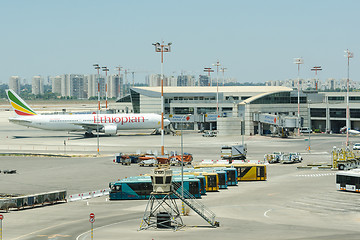 Image showing Terminal number 3 of international airport Ben-Gurion in Tel-Avi