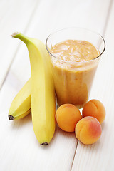 Image showing banana and apricot shake