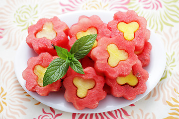 Image showing watermelon flowers