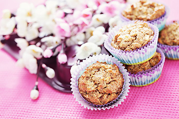 Image showing apple muffins