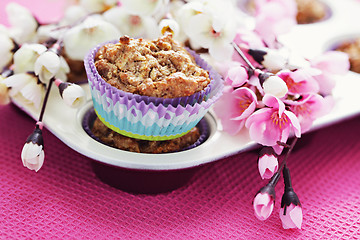 Image showing apple muffins