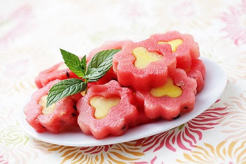 Image showing watermelon flowers