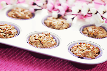 Image showing apple muffins