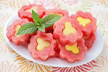 Image showing watermelon flowers