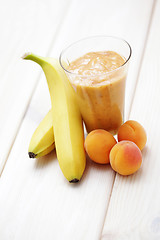 Image showing banana and apricot shake