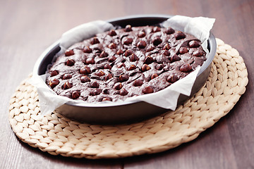 Image showing hazelnuts brownie 