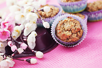 Image showing apple muffins