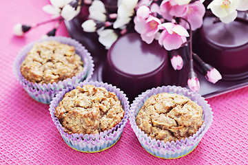 Image showing apple muffins